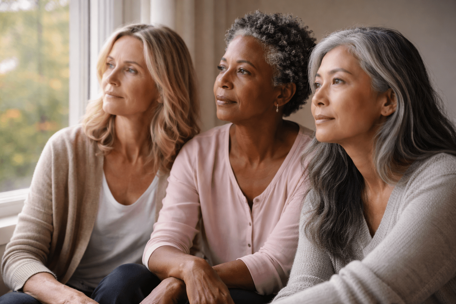 Confident Woman Walking on the Beach – Embracing Live After Depleted Menopause Sex Drive