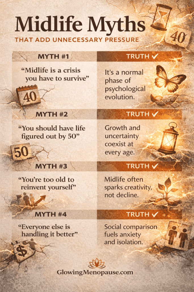 myths about midlife infographic