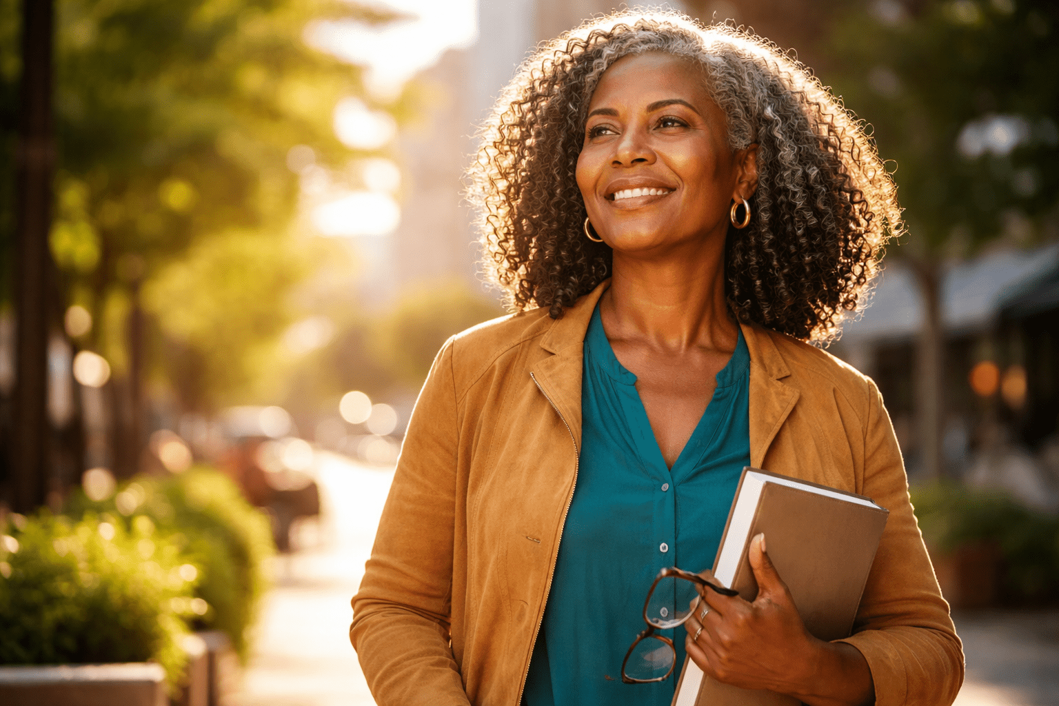 Confident Woman Walking on the Beach – Embracing Live After Depleted Menopause Sex Drive
